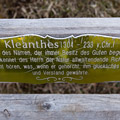 Philosophische Zitate an den Bnken